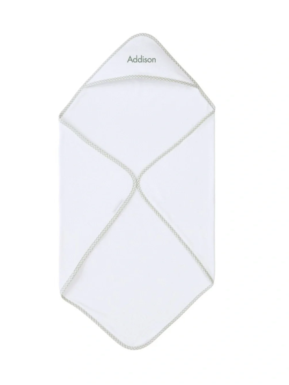 Pottery Barn Kids Hooded Baby Towel, bib & burp cloth 'TEDDY'
